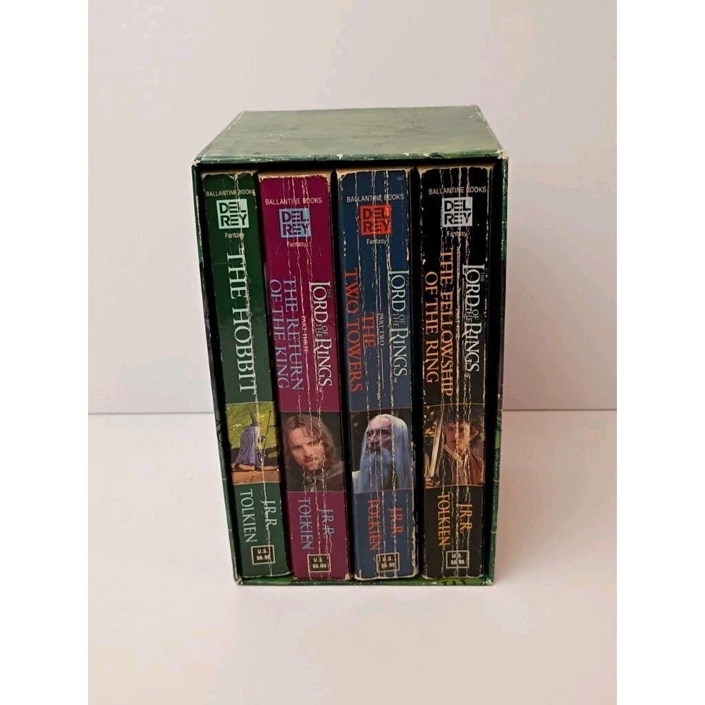 J.R.R. Tolkien The Lord Of The Rings The Hobbit Book Paperback Box Set